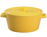 Whjy Yellow Colorful Ceramic Casserole Dish With Lid 1 Quart. Fixed Price $35.53.