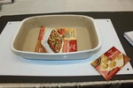 Haeger Natural Stone Premium Bakeware 10 Cup Rectangular Baker White 7" X 11". Fixed Price $25.05.