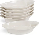 Baking Dishes Mini Casserole Set Of 6 Oven And Microwave Safe Ceramic. Fixed Price $59.46.