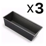 Norpro Nonstick Heavy Gauge Steel Bread Pan 10 X 4.5 Inches (3-PACK). Fixed Price $36.19.