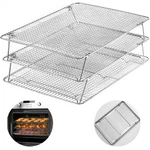 Hiware 3-TIER Collapsible Cooling Rack 12X16.5" Stainless Steel Oven Safe. Fixed Price $49.86.
