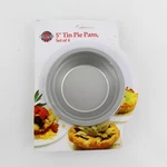 Set Of 4 Norpro Mini 5 Inch Diameter Tin Pie Pans Nip. Fixed Price $15.39.