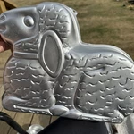 Wilton 1987 Aluminum 2105-2514 Easter Lovable Lamb Sheep Sheet Cake Pan 12 X14. Fixed Price $10.00.