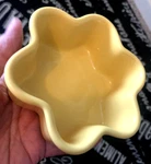 New Chantal 93-DA12 Yellow Flower Bowl 5" Ramekin Casserole Baking Dish. Fixed Price $18.75.