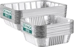 40 Pack Disposable Aluminum Pans Combo Set - 20 Large 9X13 Foil Ha. Fixed Price $44.27.