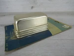 Rare Set Of 4 Vintage Mirro 8OZ Personal Loaf Dessert Pans No. S-2396-15 Nip Nos. Fixed Price $25.97.