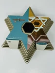 New Nordic Ware Gold Star Of David Hanukkah Bundt Cake Pan Cast Aluminum 10 Cups. Fixed Price $33.25.
