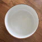 Pillivuyt France White Porcelain Pleated 8"X3" Souffle Casserole 2QT Baking Dish. Fixed Price $28.00.