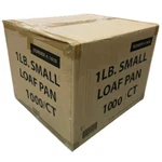 Aluminum Pans Disposable Rectangular Mini Loaf Small Baking 1000 Pack. Fixed Price $119.80.