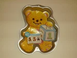 Wilton Teddy Bear With Block Baby 1ST Birthday Party Cake Pan Mold #2105-8257. Fixed Price $13.99.