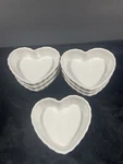 Chantal White Heart Set Of 7 Ramekins Bake Dish Valentine 3.5OZ 93-HQP11/4 Rare. Fixed Price $32.00.
