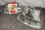 Lot Of 2 Nordic Ware Pans - Gingerbread House & Cottages. Fixed Price $19.99.