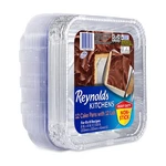 Reynolds Kitchens Aluminum 8" X Cake Pans With Lids (12 Count). Fixed Price $30.99.