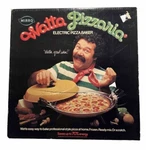 New Mirro Watta Pizzaria Electric Baker Maker Harvest Gold 70'S Sealed. Fixed Price $88.99.