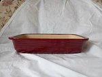Pampered Chef Usa Cranberry 7X11X2" QUART/2 L Baker. Fixed Price $17.95.