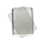 Nordic Ware Naturals Quarter Sheet Pan With Oven-safe Nonstick Grid. Fixed Price $23.00.