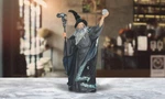 Wizard With Magic Wand Glass Ball 7.75"H Figurine Home Decor Unique Gift. Fixed Price $30.12.