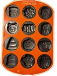 Wilton Nonstick Cookie Pan Halloween Shapes 12 Cavities (#107). Fixed Price $15.55.