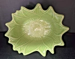 Appolia Leaves Flower Bakeware Serving Dish Bowl Green 0702.220 France 8. Fixed Price $25.00.