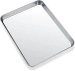 Baking Sheets For Oven, Stainless Steel Cookie Pan Toaster Tra. Fixed Price $21.47.