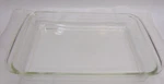 Vintage Pyrex #233N Clear Glass 3QT Casserole Baking Dish 15X9" Wide Handles Usa. Fixed Price $24.99.