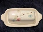 Lollipop Tree Ceramic Butter Dish With Lid Mcm Vernonware Cream Tray Usa. Fixed Price $17.95.