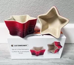 Le Creuset Star Ramekins Of 2 Cerise Stoneware Boxed And. Fixed Price $34.99.