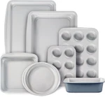 7-PIECE Nonstick Bakeware Set Including Cookie Sheets Muffin Loaf Cake Pan. Fixed Price $52.46.