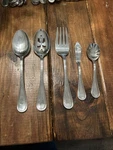 Cuisinart Stratford 18/10 Stainless Flatware Serving Set Spoon Fork Butter Knife. Fixed Price $15.00.