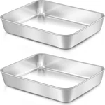Lianyu Baking Pan Set Of 2, 12 X 9 Inch Cake Lasagna Brownies Casseroles. Fixed Price $31.18.