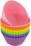 Freshware Cupcake Liners, Pack Of 12 Silicone Muffin Cups, Baking Reusable. Fixed Price $12.57.