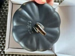 Staub Pumpkin Cocotte .5 Quart Black Matte Ceramic Nice!. Fixed Price $34.99.