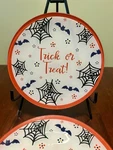 Temp-tations Halloween Boofetti Plates Dishes Treats Dessert Salad Set 4-NEW. Fixed Price $32.00.