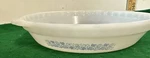Glasbake Daisy Floral Blue Baking Pie Pan Inch Round Dish 2610 Vintage. Fixed Price $9.99.