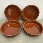 Set Of 4-CERMER Ramekins Terracotta 6OZ Baking Custard Cups Cream Brulee 4.5. Fixed Price $24.00.