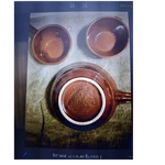 Pfaltzgraff Gourmet 3-PC Brown Round Stoneware Oven Safe Glazed Pans 1.5 Qt. Fixed Price $15.00.