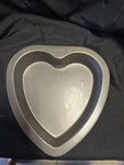 Bakers Secret Heart Shaped 9 Cookie Cake Pan. Fixed Price $7.99.