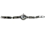 Focus: Womens Stainless Steel Metal Round Case Silver Dial Analog Quartz Watch. Fixed Price $15.95.