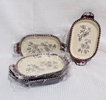 Temptations By Tara Floral Lace KFI-XNG-936844 Ramekin Dish W/lids Set Of New. Fixed Price $22.00.