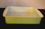 Vtg Pyrex Lime Green 8 Inch Square Casserole Baking Pan Dish #222 Usa. Fixed Price $20.00.