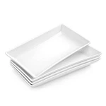 Malacasa 4PC Ceramic Serving Platters Set, Trays For Food, Dishwasher Safe. Fixed Price $53.84.