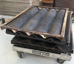 Commercial Baguette Pan 4 Loaf Size 25.75 3.78 Heavy Duty Perforated 26X18. Fixed Price $12.49.