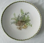 Vintage American Atelier Portabella Mushroom Large 12" Round Chop Plate Platter. Fixed Price $32.00.