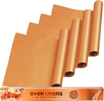 Skybd Large Copper Oven Liners For Bottom Of Bpa 4-PACK,. Fixed Price $20.41.