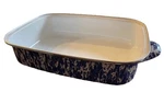Xl Blue Golden Rabbit Ceramic Coated Stainless Steel Enamelware Roasting Pan. Fixed Price $58.50.