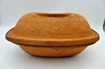 Vintage Romertopf Clay Baker/roaster Germany #111 Terra Cotta With Lid. Fixed Price $34.99.