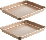 Hongbake 2 Pack X Inch Toaster Oven Pans (11 9), Champagne Gold. Fixed Price $25.63.