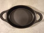 All-clad Hard Anodized Nonstick Oval Baker Pan Dual Handles Lid. Fixed Price $36.58.