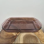 Vintage Pyrex Cranberry Purple 233-R 3QT/3L 13" 9" 2" Casserole Baking Dish. Fixed Price $25.39.