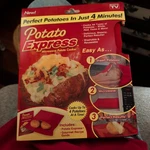 Ontel Products Express Microwave Cooker Cooks 4 Potatoes Time. Fixed Price $9.94.